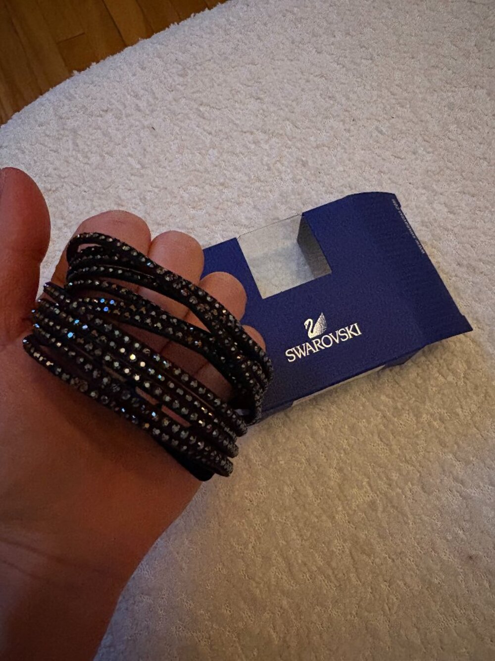Shiny slake Swarovski bracelet